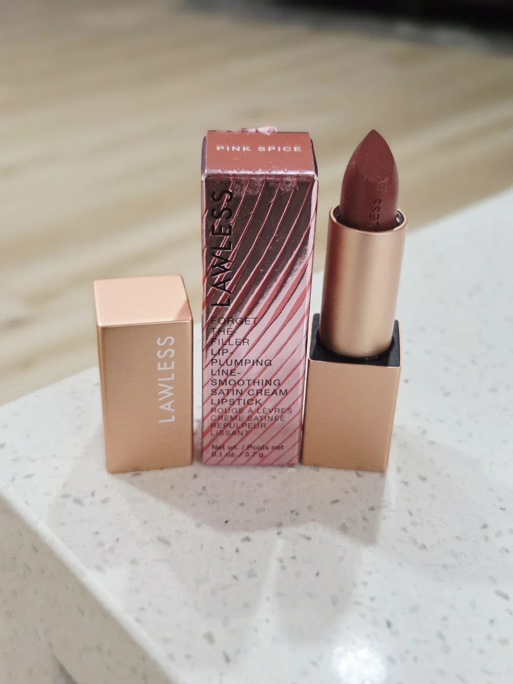 Lawless Satin Cream Lipstick - Pink Spice